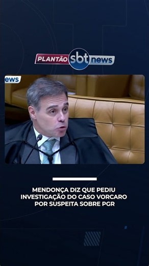 Mendonça says he requested investigation over suspicions against Prosecutor General | #SBTNews
