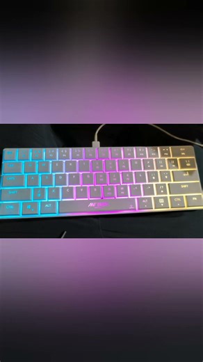 Ant Esports MK1500 Mini RGB Wireless Gaming with Membrane Switches for PC/Mobile/Tablets/Laptop/TV's