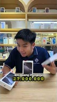 Thu Cũ 16 Pro Max Giá Tốt Cho Anh Chị Đây ạ #iphone16 #iphone16promax #thucudoimoi