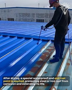 Rust Free Coating On Metal Roof. #RustProtection #WaterproofCoating | Gizmo Trends