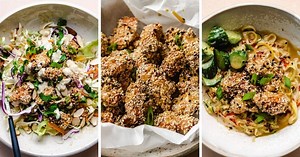 Air Fryer or Baked Crispy Sesame Chicken (1 dish 3 ways!)
