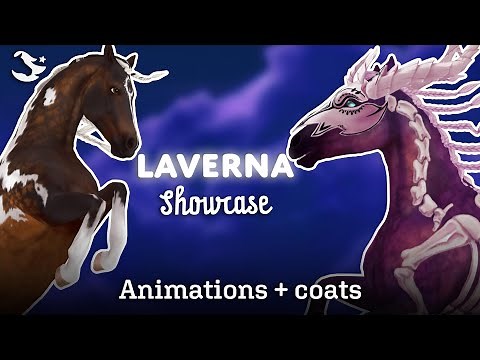 Laverna Showcase | Animations & coats | Star Stable Online Halloween Horse⭐️