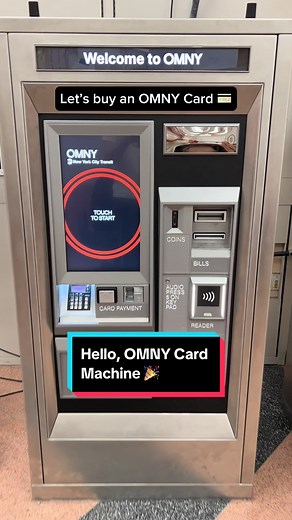 Now arriving at a station near you: OMNY Card vending machines! 🎉 You can now easily buy and reload an OMNY Card with cash, card or digital wallet at Atlantic Av-Barclays Ctr, Bowling Green, Fordham Rd (B/D & 4), Junction Blvd, and 86 St (4/5/6). During the pilot, OMNY cards purchased at vending machines will have a $1 new card fee, just like MetroCard. 👉 Pro tip: If you have a contactless bank card or digital wallet, you can skip this fee by using your existing payment method instead of buyin