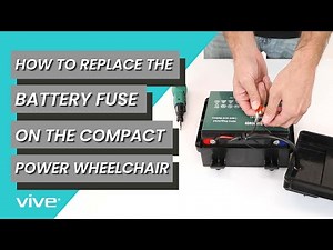 How to Replace the Vive Compact Power Wheelchair Battery Fuse