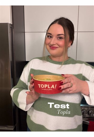Test de pâtes et dessert chez Topla