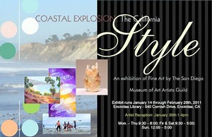 Artists Guild, San Diego Museum of Art exhibit, Encinitas Library