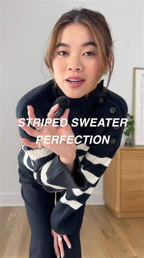 Striped Sweater Perfection! #abercrombie #sweater #falloutfit