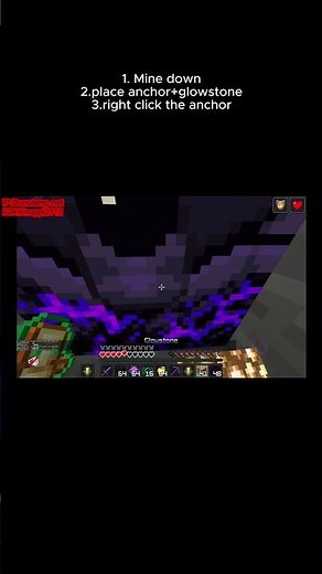 How to fast anchor in cpvp #minecraft #gaming #cpvp #crystalpvp