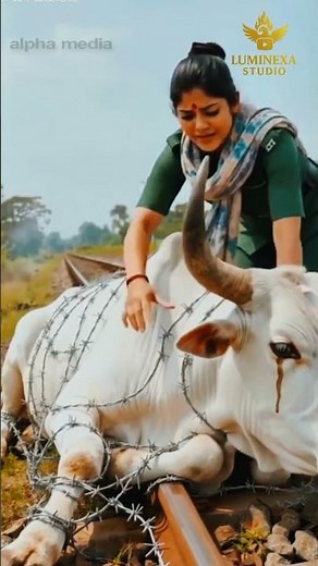 “This Hero Dog Just Saved A Cow! বুদ্ধি দেখে সবাই Shocked! #viral #dog #rescuedog #fyp