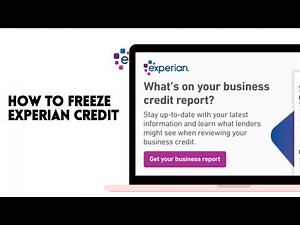 How To Freeze Experian Credit