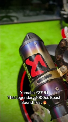 Yamaha YZF R1 Sound Test || 1000cc Four Cylinder Beast #automobile #yamaha #r1