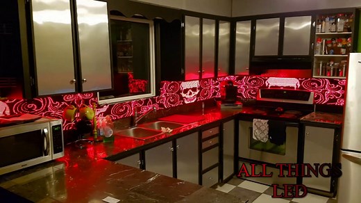 LED Kitchen Backsplash