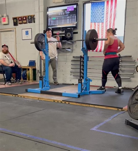 6.4K views · 73 reactions | Kelley finished out the women’s flight of Bar Wars with this 320lb back squat. After sustaining a quad injury earlier this year, she’s built her squat back up from the empty bar and has a ton of momentum going into 2026! | Westminster Strength and Conditioning | Facebook