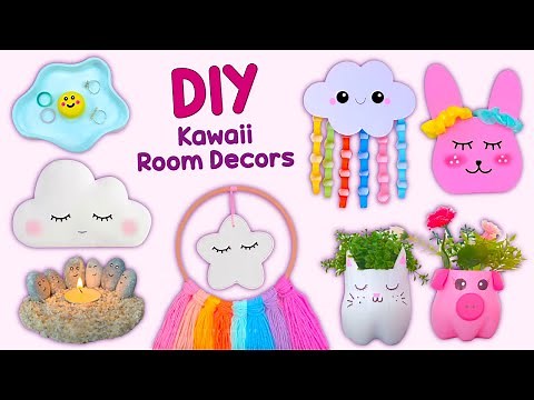 10 DIY Kawaii Room Decor Ideas You Will Love #roomdecor