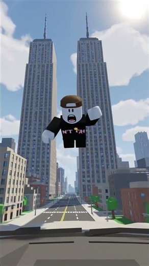Random Guest Crashing into one tower×_× #ai #roblox #twintowers #meme #funny