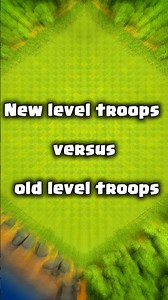 New level troops vs Old level troops #coc#trend