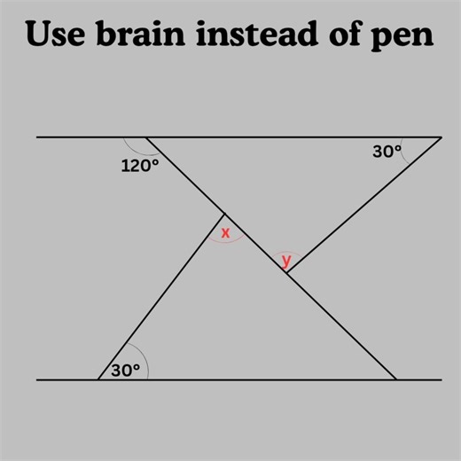 Basic mathematics Triangle problem algebra tricky problem #mathteacher #mathlover #mathfun #algebra