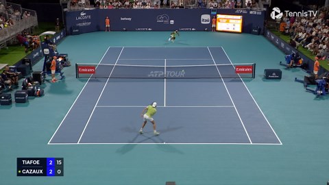 Arthur Cazaux shows his class in Miami