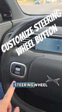 Customize Steering Wheel button on the Xpeng!Easy and very useful. #xpeng #xpengg6 #tech #ev
