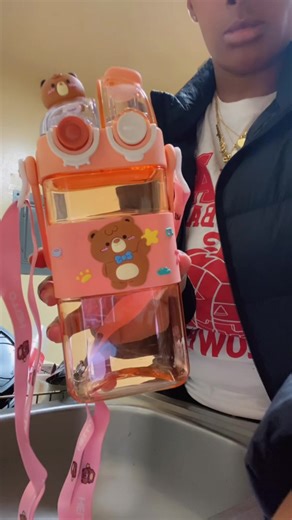 cartoon drinking cup