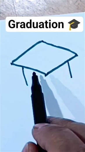 Graduation cap 🎓 drawing