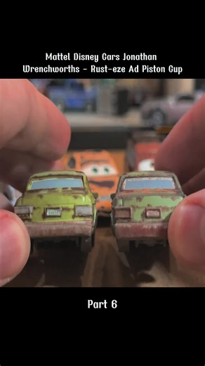 Mattel Disney Cars Jonathan Wrenchworths - Rust-eze Ad Piston Cup #Mattel #Disney #Jonathan #rust #piston