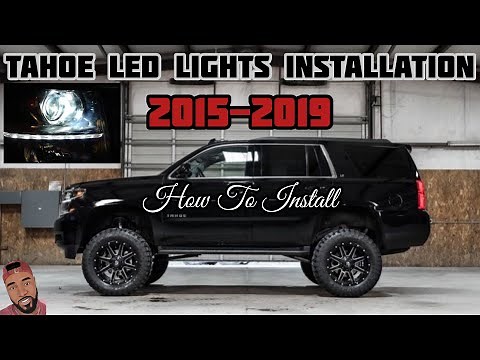 How To Install Low Beam LED Headlights On 15-19 Chevrolet Tahoe