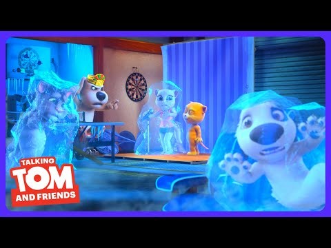 Talking Tom - The Scariest Frozen Face! 😱 | Kids Cartoons | WildBrain Haunted House