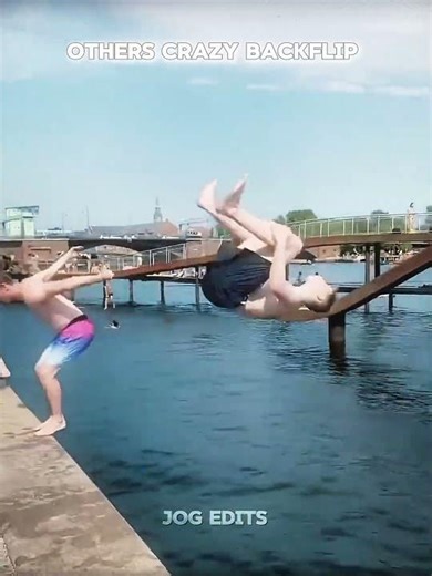 Others crazy backflip vs this one 💀