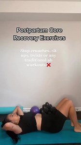 Postpartum core recovery exercise | Moms PostPartum & babies
