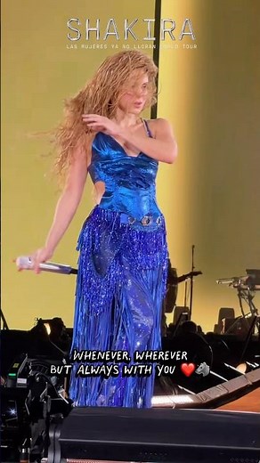 WHENEVER WHEREVER 🌴🔥El himno legendario en Copacabana #Shakira #Shorts