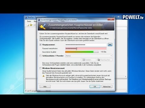 Passwörter verwalten mit KeePass 2 - so geht's