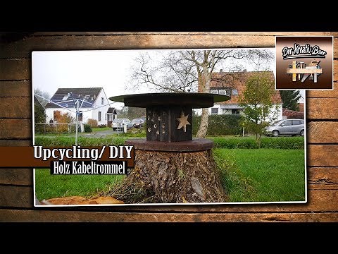 Upcycling | DIY | Holz | Kabeltrommel