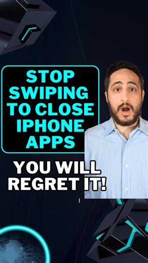 Digital Joe George on Instagram: "You’re actually hurting your iPhone battery every time you do this 😬🔋 And yeah… Apple has been quietly telling people to stop for years. Most iPhone users force-close apps thinking it saves battery or makes the phone faster. The truth? It does the exact opposite. Here’s what Apple (and iOS experts) actually say 👇 Why you should stop force-closing iPhone apps: • iOS already freezes background apps so they don’t use CPU, RAM, or battery • Closing apps forces yo