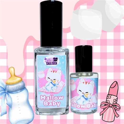Mallow Baby Perfume | Powdery Gourmand Scent - Etsy
