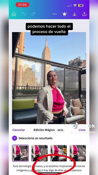 Editar tus fotos con Inteligencia Artificial en Canva