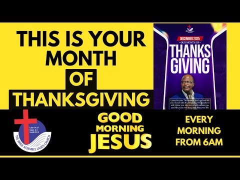 LIVE: #GOOD_MORNING_JESUS | #GMJ SEASON 2025 | #ComingToSeekHisFace | #GodCanBeTrusted | #DAY337