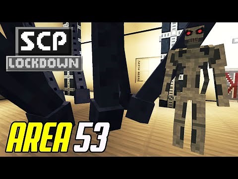 The Most SECURE SCP Facility AREA 53 (SCP Lockdown Minecraft Mod Showcase)