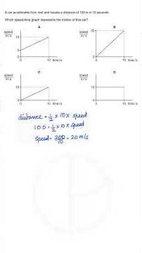 Speed-Time graph #igcse #physics #edexcel #olevel