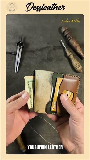 Leather Wallet Templates | DIY Patterns for Crafters #feedshorts #shorts