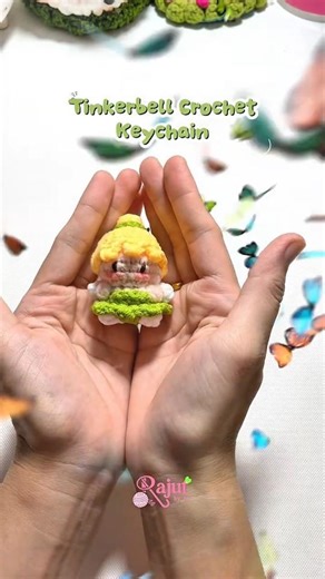 Tinkerbell Crochet Keychain 🧚🏻‍♀️✨