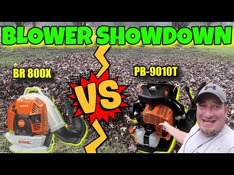 ECHO PB-9010 VS. STIHL BR 800 [WOW]