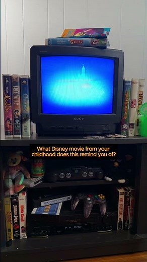 What Disney Movie From Your Childhood Does This Remind You Of? | Walt Disney Home Video on a CRT