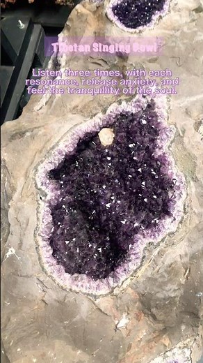 Amethyst cave sound healing | Sound Bowl Healing & Calm
