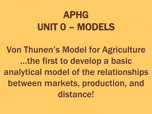 Von Thunen Model - SlideServe