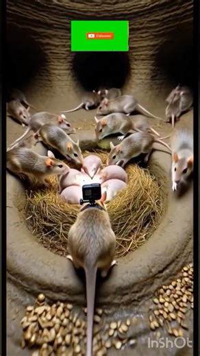 Exploration Souterraine : Caméra Scientifique Fixée sur une Souris au Cœur d’une Colonie Vivante