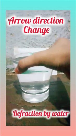 Refraction process for school project ✨💫🤍