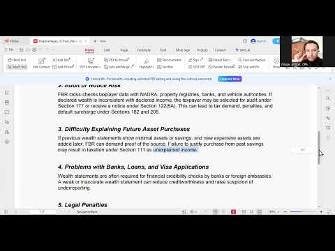 Filling Inaccurate wealth statement and amend it