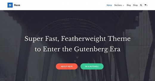 Neve - Fast & Lightweight WordPress Theme Ideal for Any Website