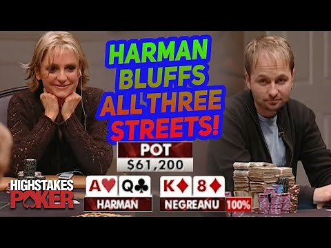 Jennifer Harman BLUFFS Daniel Negreanu on High Stakes Poker!
